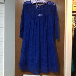 Nordstrom Rack Blue Lace Socialite dress
